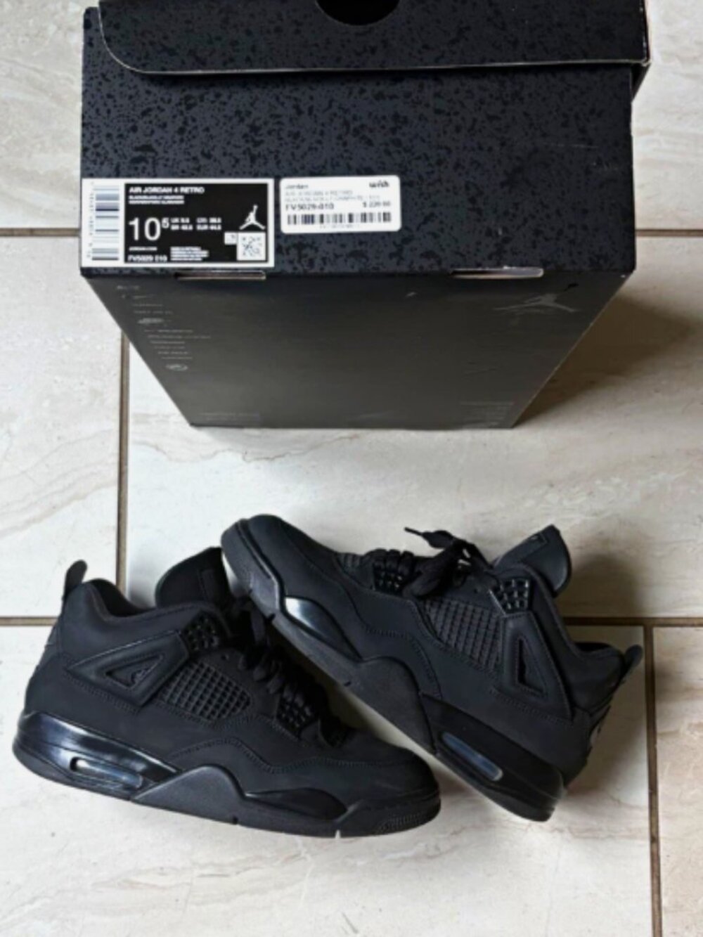Jordan Air Jordan 4 Retro 2025 Black Cat Black